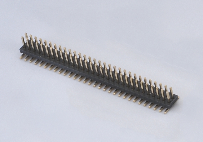 1.27mm间距排针连接器-单塑胶_排距1.27