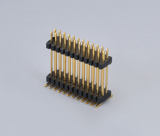 1.27mm Pitch Pin Header - Double Plastic