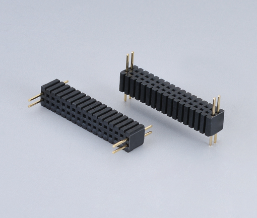 1.0mm间距排针连接器-双排180° 抽Pin