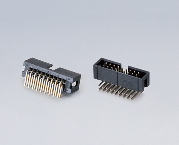 2.54mm Pitch Box Header Dual Row Right Angle 90°