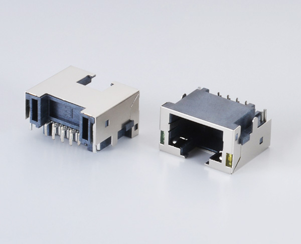 RJ45连接器-Jack 8P8C 带灯